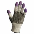 Kleenguard G60 PURPLE NITRILE Cut-Resistant Gloves, 210 mm Length, X-Small, Black/White/Purple, Pair, 12PK 13844